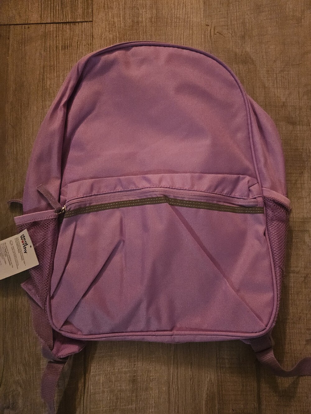 Lavender Solid Backpack Fit 15in Latop
